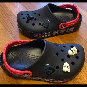 Star Wars Crocs with charms